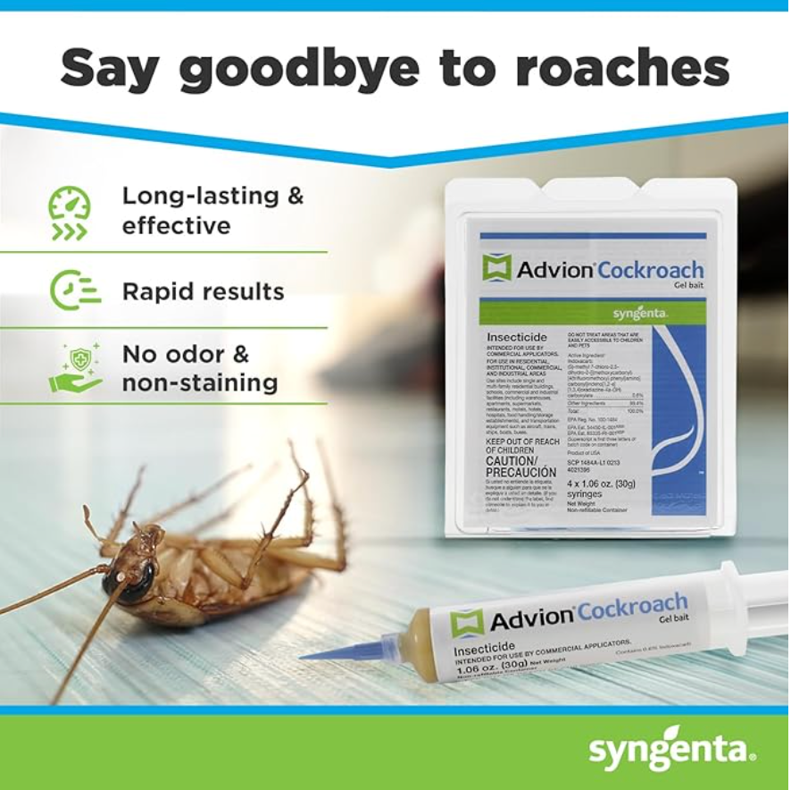 Advion Cockroach Gel Bait - 5 Pack