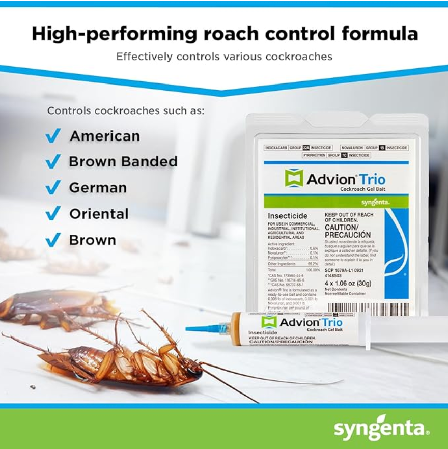 Advion Trio Cockroach Gel Bait